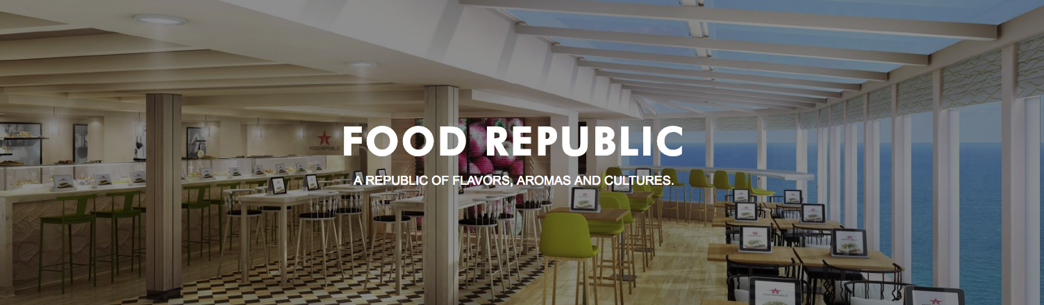 Norwegian Cruise Line Norwegian Bliss Food Republic Cover.png